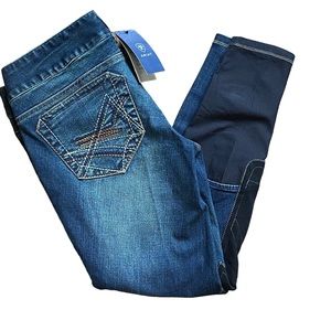 Ariat Knee Patch Denim Breeches New Size 24R